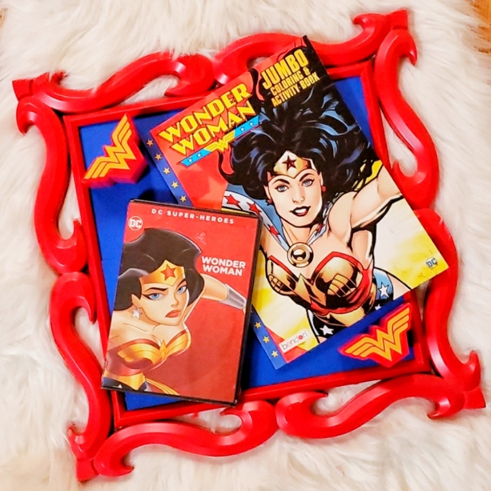 Wonder Woman DVD & Coloring book